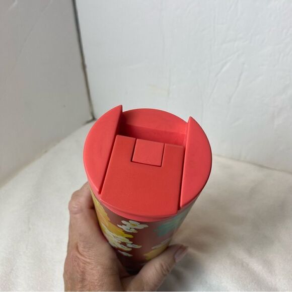 Starbucks New With Tags Insulated Stainless Steel Strawberry Design Cup - Picture 6 of 6